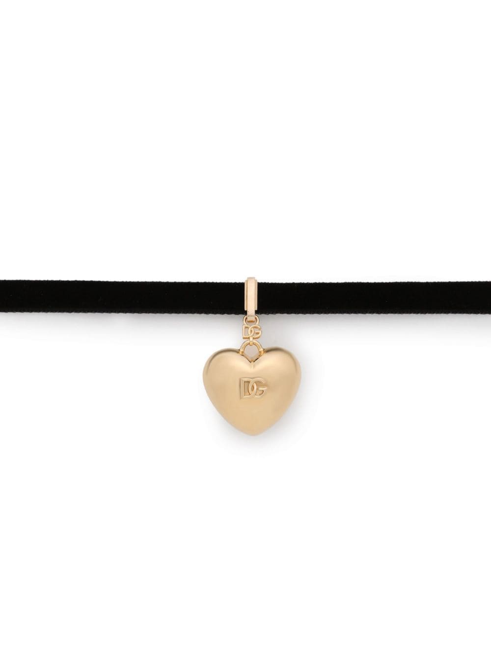 Dolce & Gabbana Choker met DG-hart - Goud