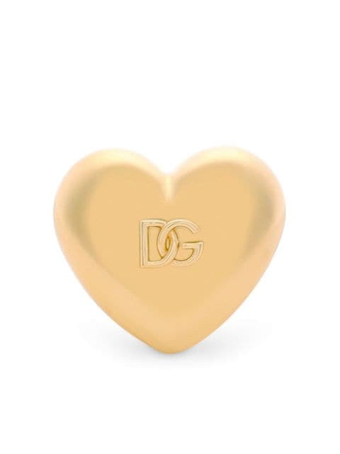 Dolce & Gabbana logo-embossed heart ring