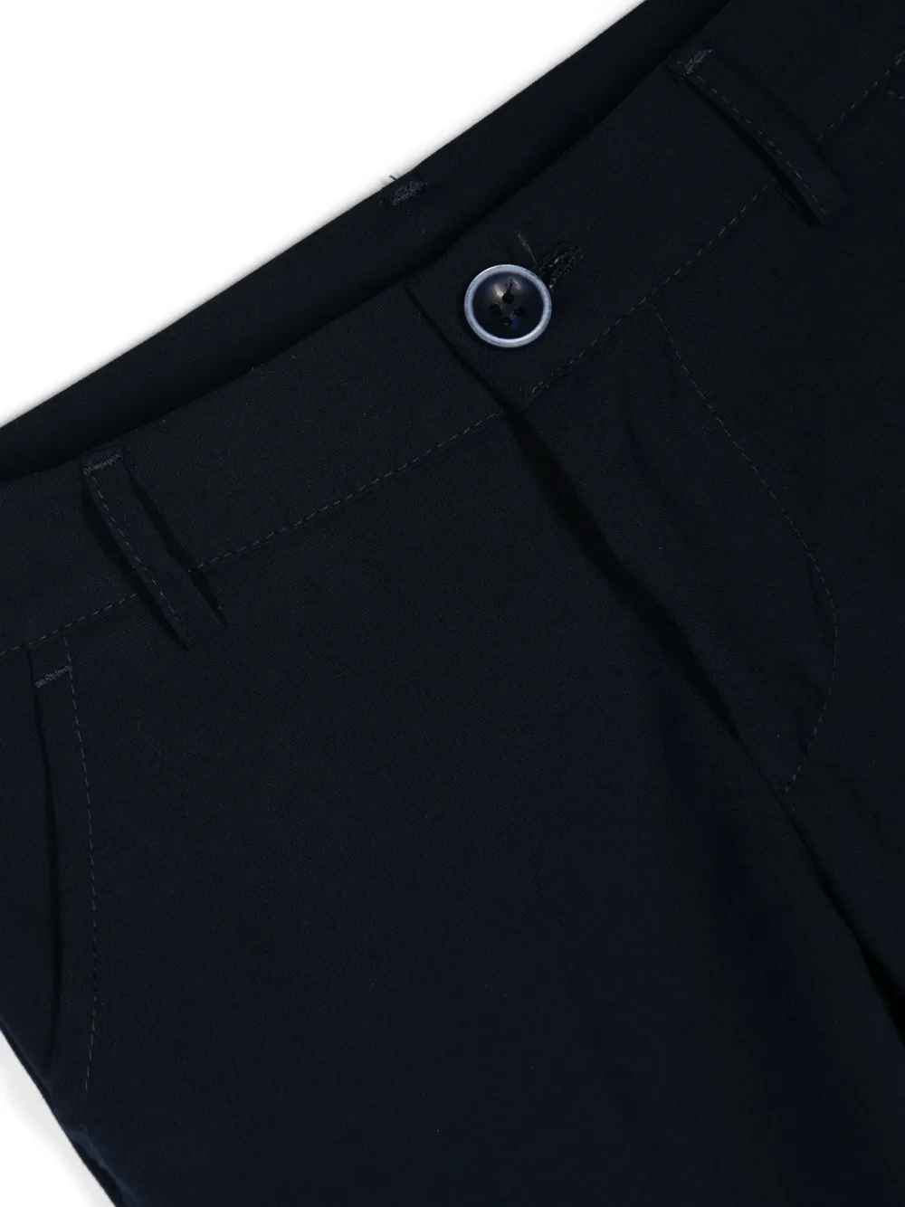 Shop Siola V-neck Wool Short Set In Blue