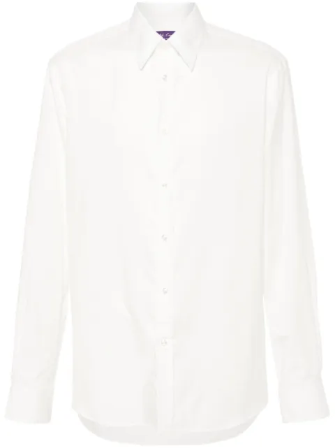 Ralph Lauren Purple Label long-sleeve cotton shirt