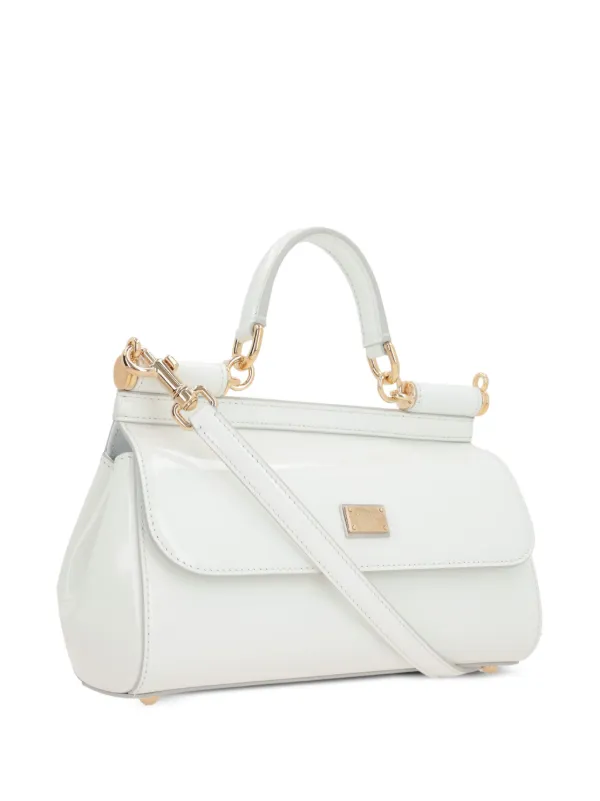 Dolce & Gabbana Medium Elongated Sicily Tote Bag | White | FARFETCH