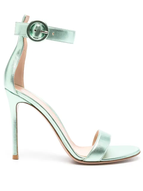 Gianvito Rossi Portofino 105mm leather sandals
