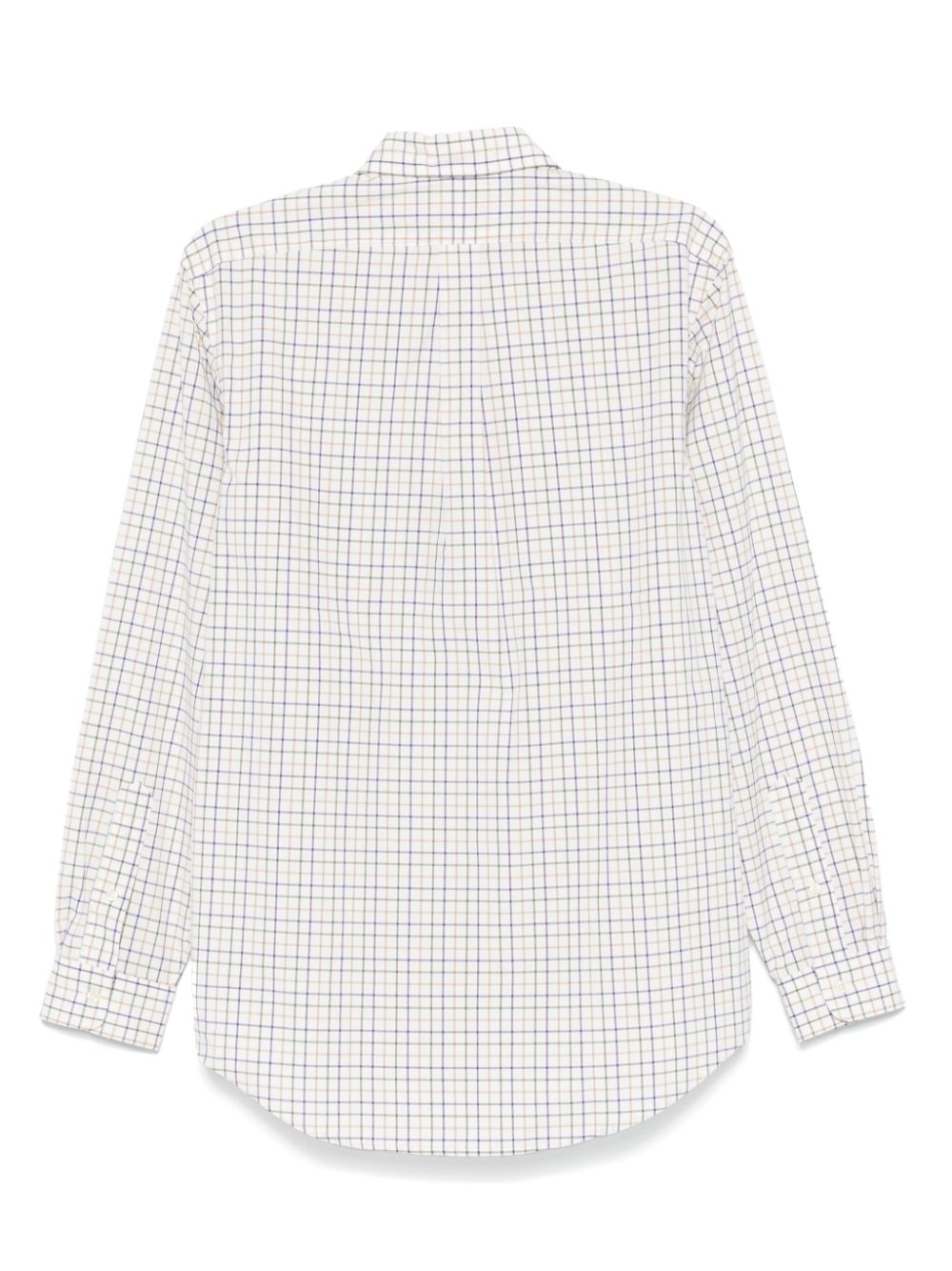 Polo Ralph Lauren tattersall check poplin shirt - White