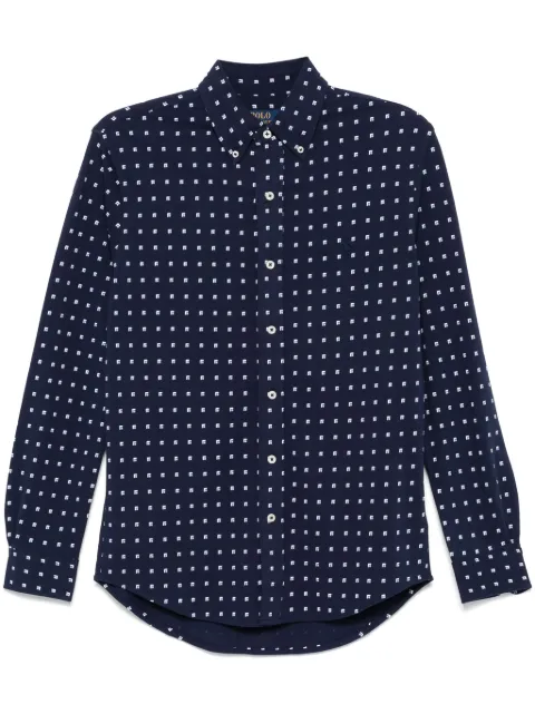 Polo Ralph Lauren square-print shirt