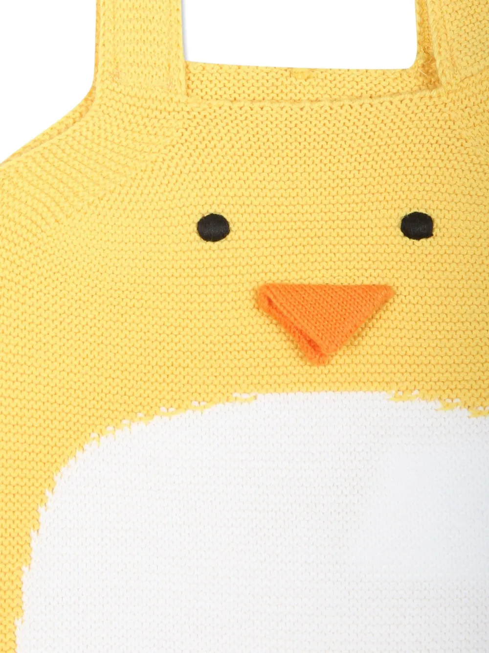 Stella McCartney Kids Gebreide romper Geel