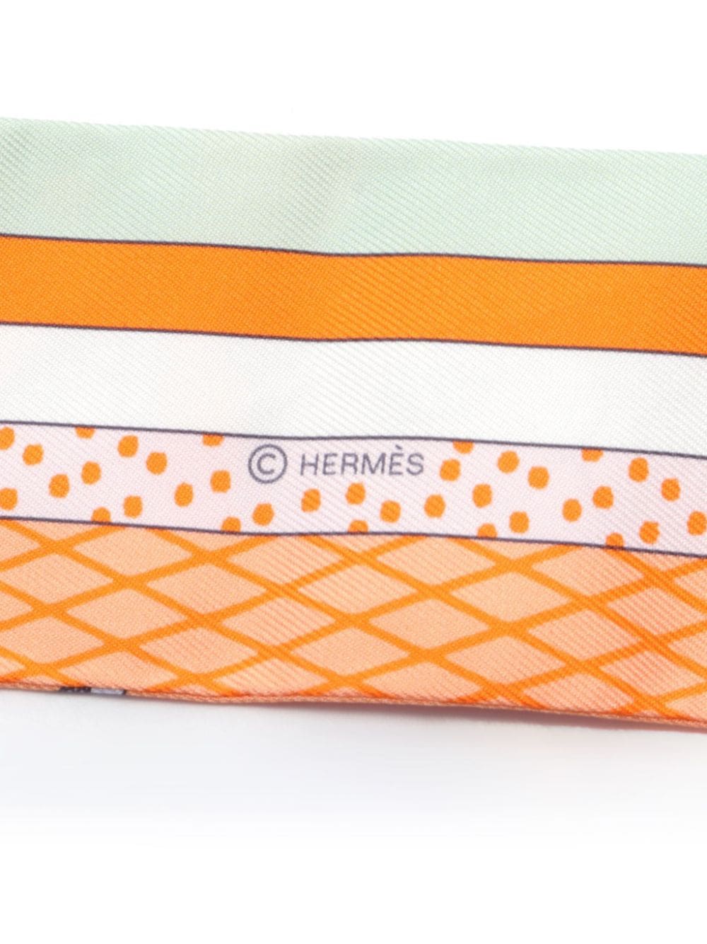 Hermès Pre-Owned 2010s zijden sjaal - Oranje