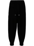 SONGZIO wide cotton track pants - Black