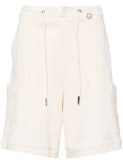 ZZERO BY SONGZIO patchwork drawstring shorts 