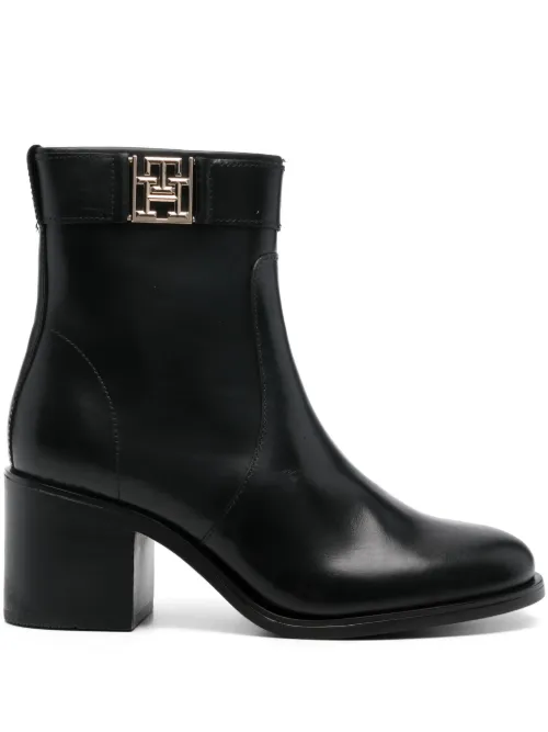Bottines à plaque logo 65 mm - Tommy Hilfiger - Modalova
