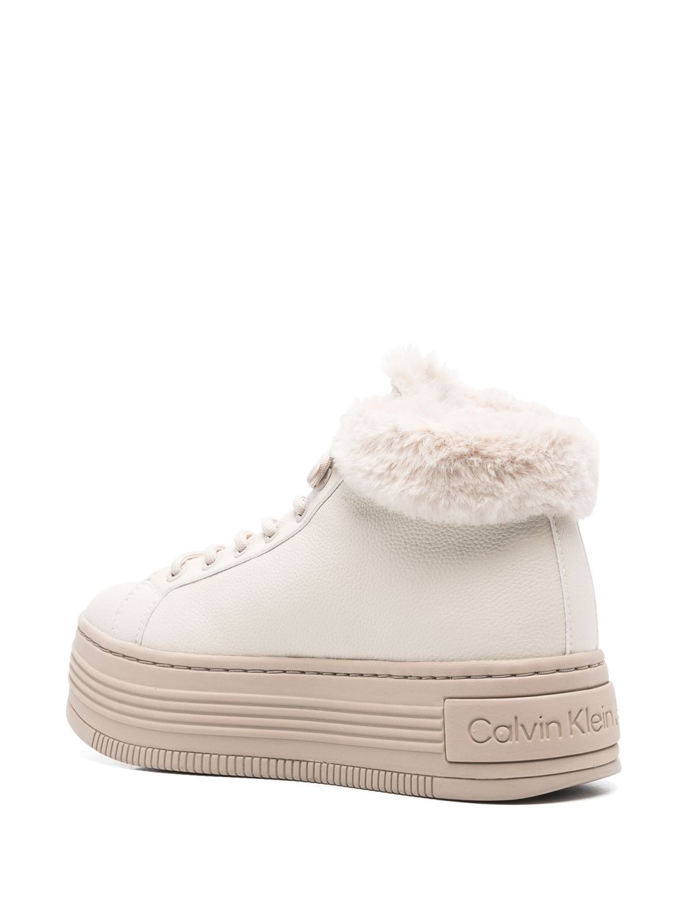 Calvin Klein Jeans leather sneakers 0HG Eggshell Savannah