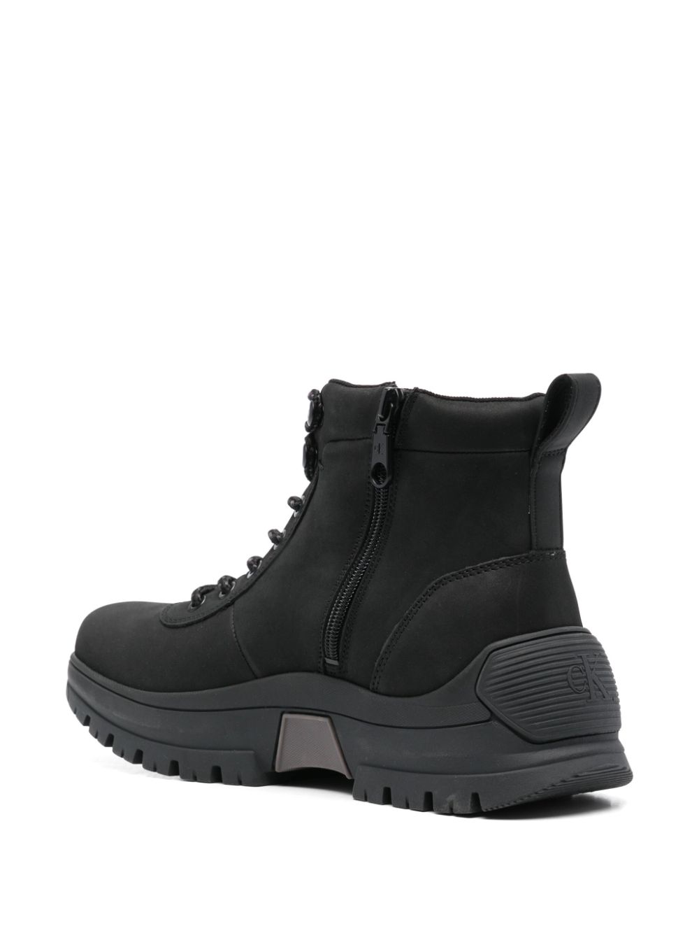 Calvin Klein Jeans leather boots Black