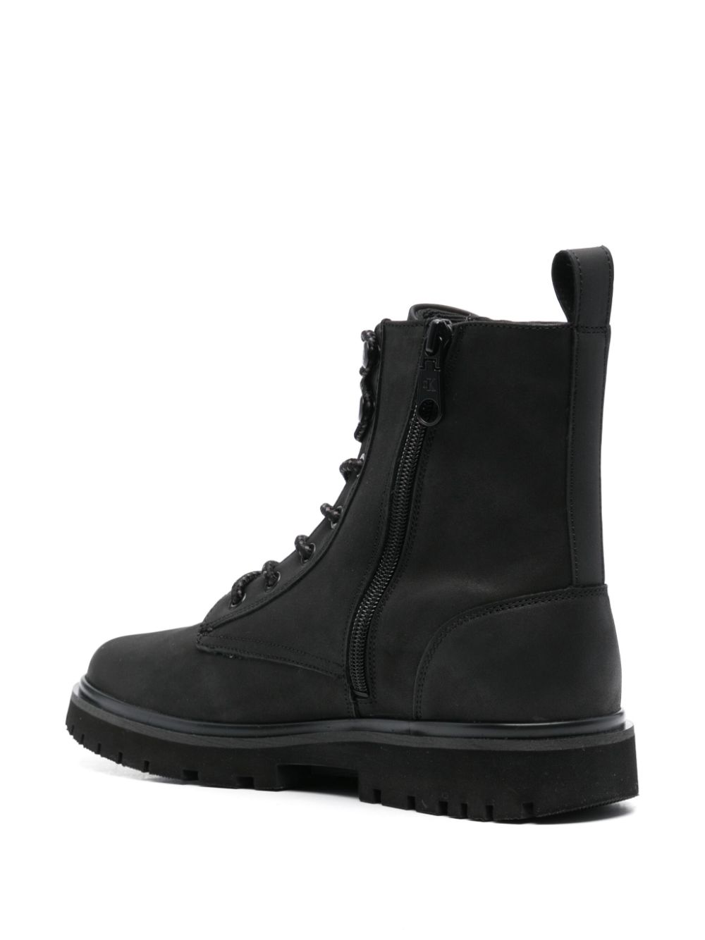 Calvin Klein Jeans leather boots Black