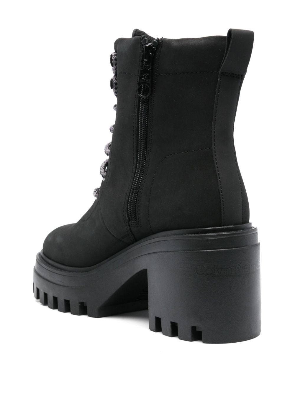 Calvin Klein Jeans 50mm leather boots Black