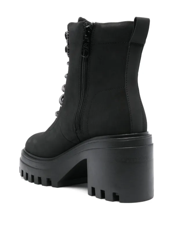 Calvin Klein Jeans 50mm Leather Boots Black FARFETCH ID
