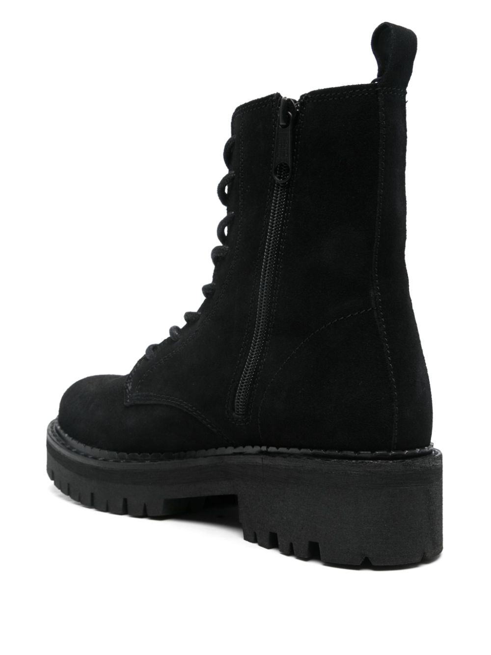 Tommy Jeans suede boots Zwart