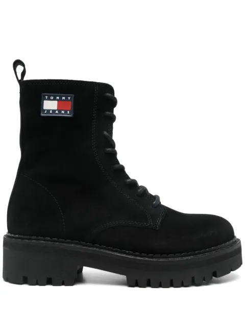 Tommy Jeans suede boots