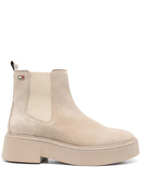 Tommy Hilfiger suede Chelsea boots