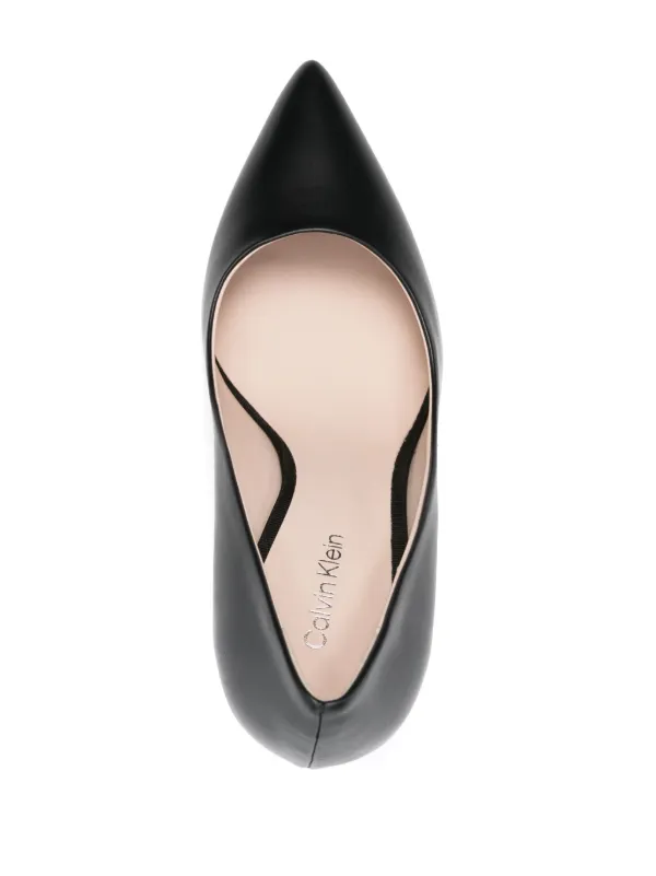 Calvin Klein 90mm Leather Pumps Black FARFETCH PT