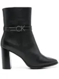 Calvin Klein 80mm leather boots - Black