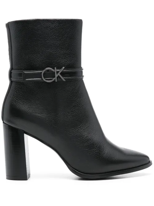 Bottines en cuir 80 mm - Calvin Klein - Modalova