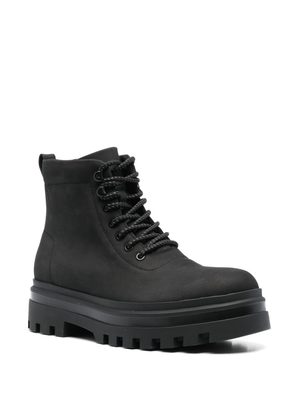 Calvin Klein Jeans leather boots Black