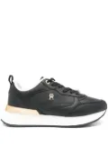 Tommy Hilfiger logo-appliqué sneakers - Black