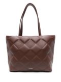 Calvin Klein quilted tote bag - Brown