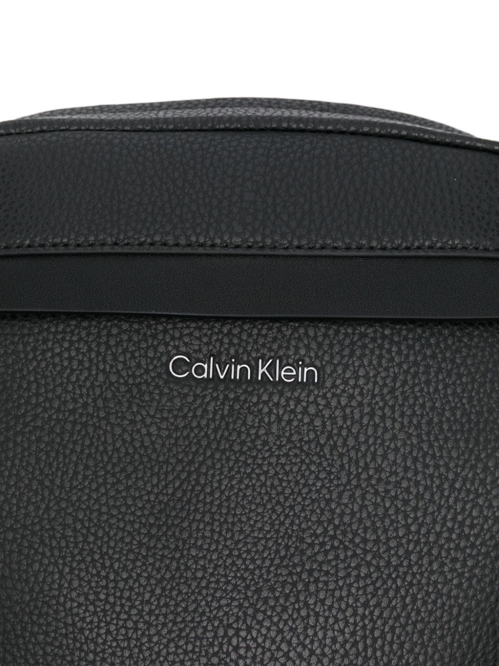 Shop Calvin Klein Reporter Messenger Bag In Black