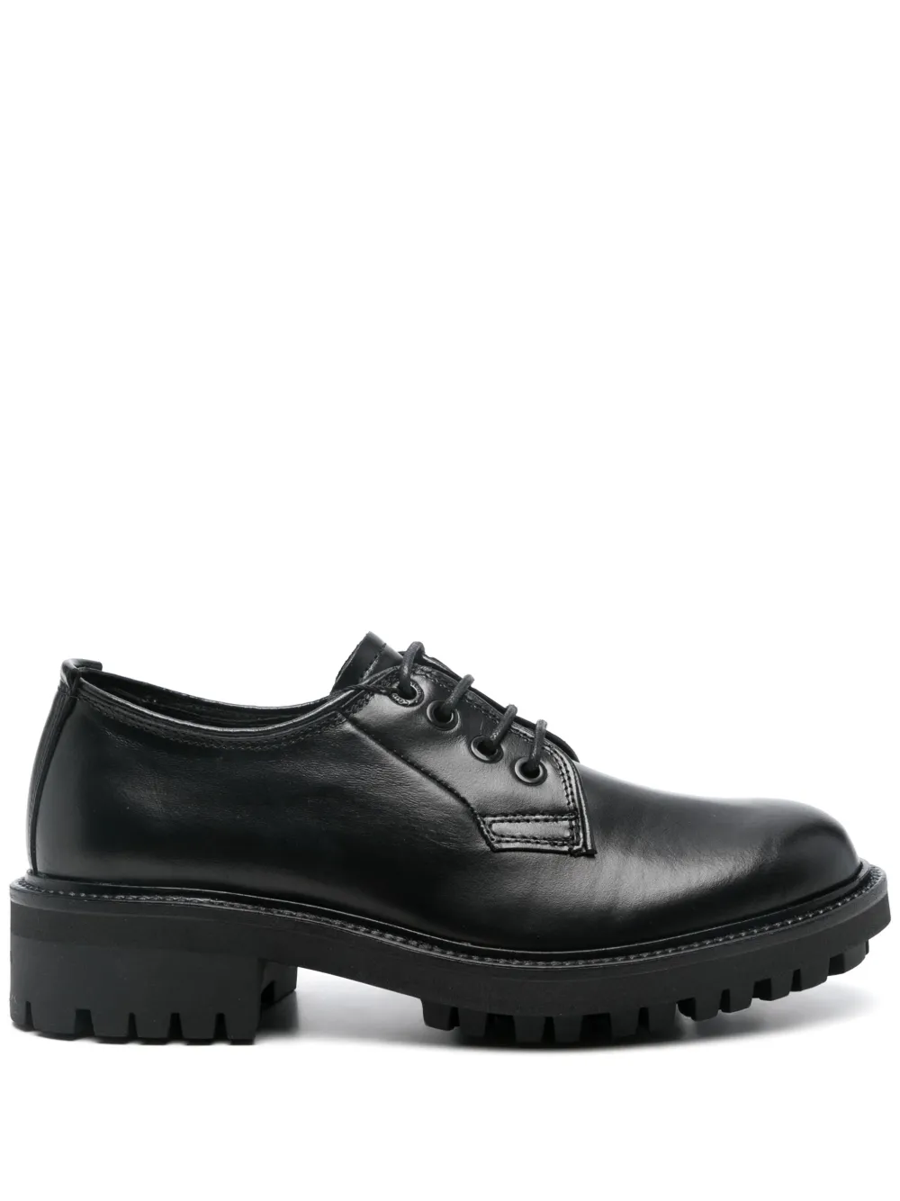 Calvin Klein leather Oxford shoes Black