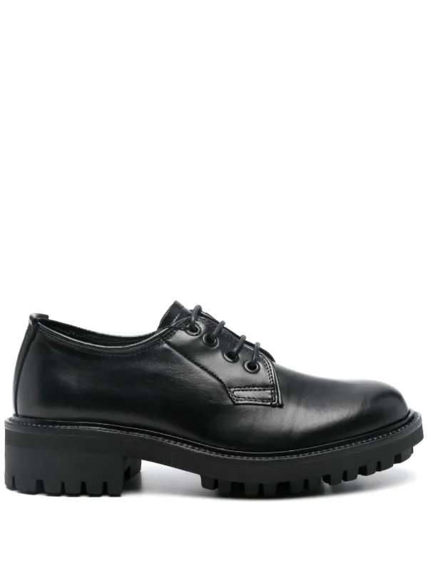 Calvin Klein Leather Lace-up Shoes - 40 - Black - Women Calvin Klein Leather Lace-up Shoes - 40 - Black - Women