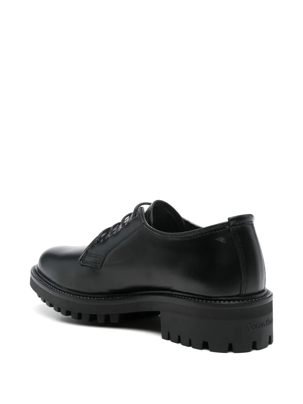 Calvin Klein leather Oxford shoes Black