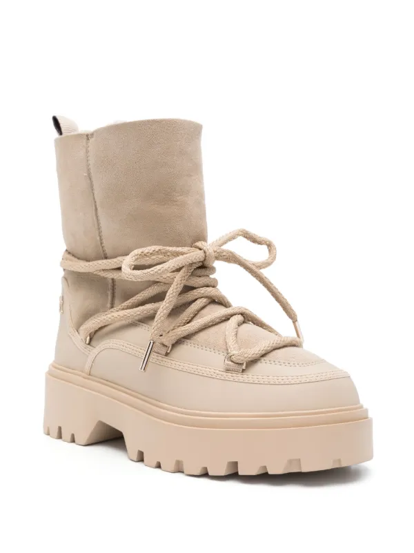 Tommy Hilfiger Shearling Snow Boots Neutrals FARFETCH JO