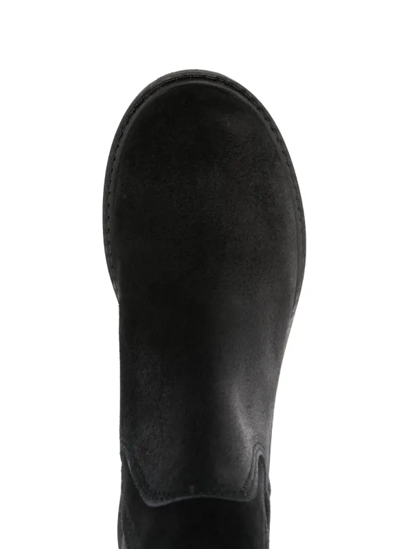 Tommy Hilfiger logo-plaque Suede Boots Black FARFETCH PH - Main Image