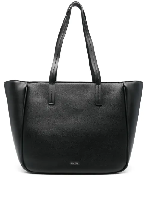 Sac à main à plaque logo - Calvin Klein - Modalova