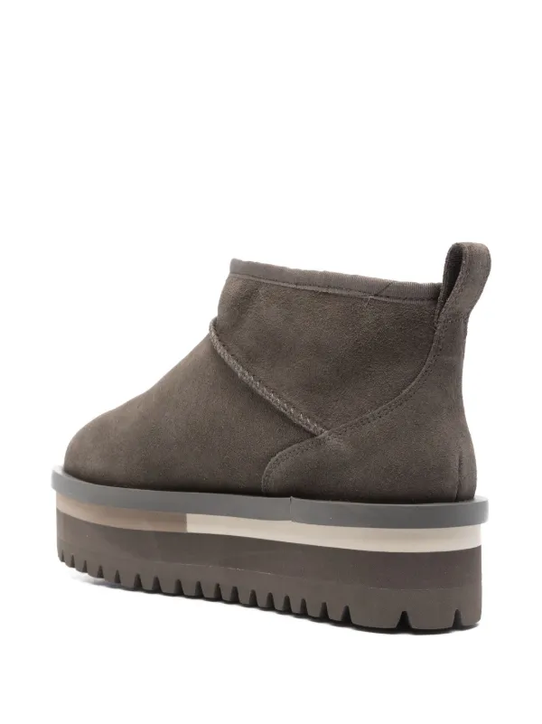 Tommy Jeans Suede Boots Grey FARFETCH PL