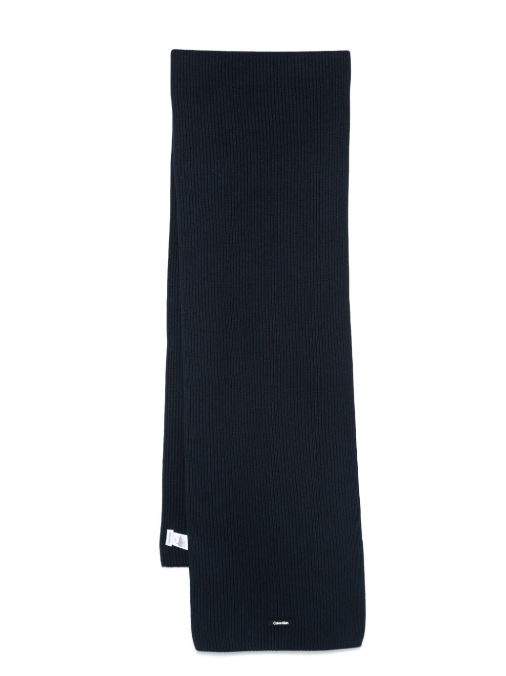 Calvin Klein ribbed scarf - Blue