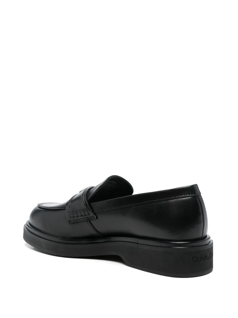 Calvin Klein leather loafers Black