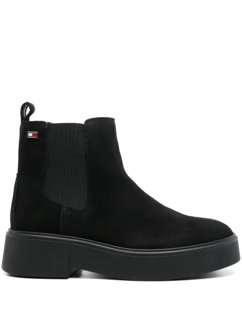 Tommy Hilfiger suede Chelsea boots