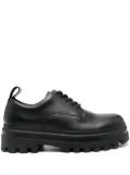 Calvin Klein Jeans leather derby shoes - Black