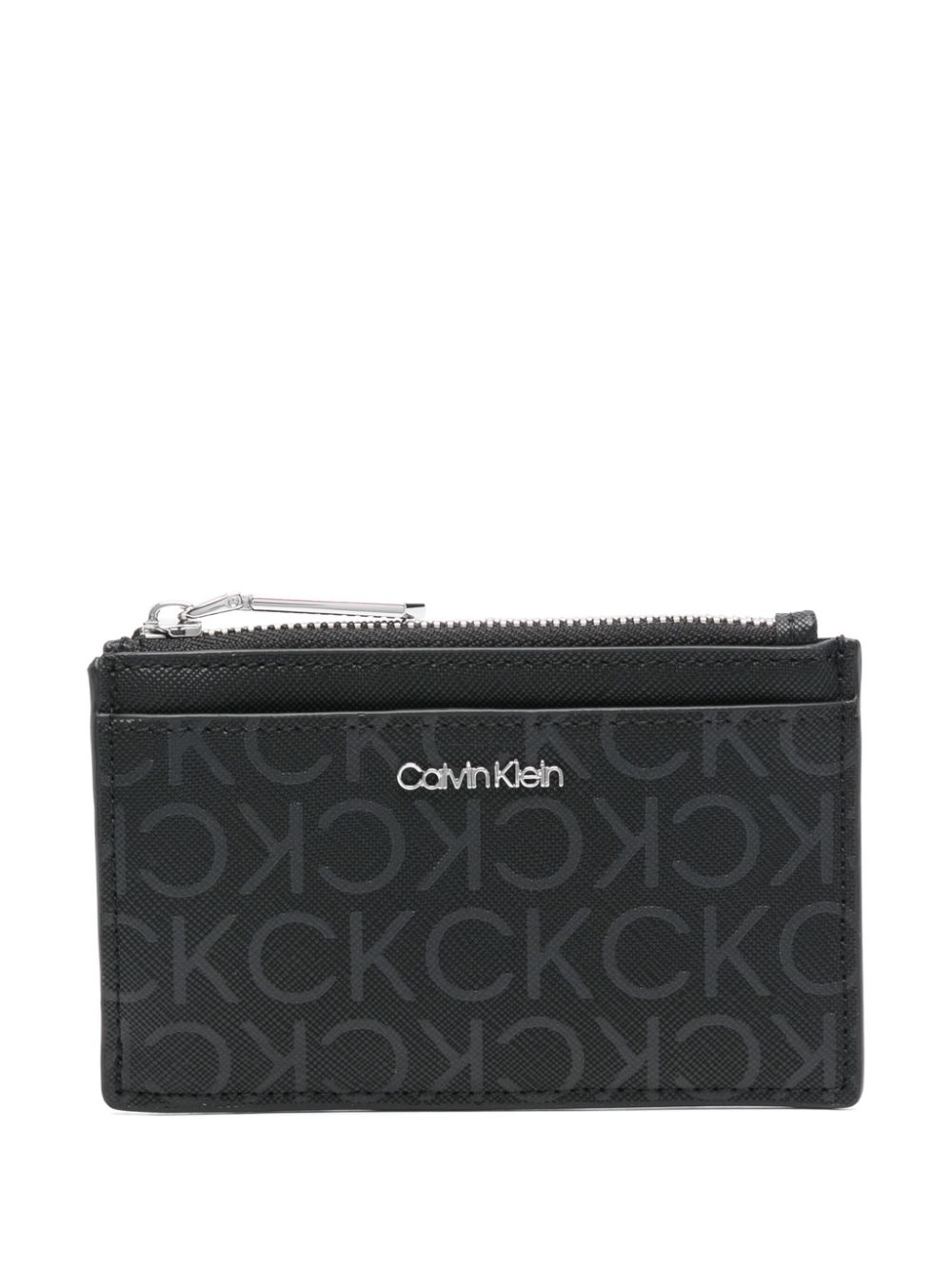 logo-print card holder