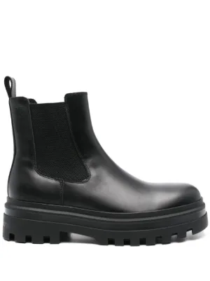 GUESS USA lug-sole Chelsea Boots | Black | FARFETCH