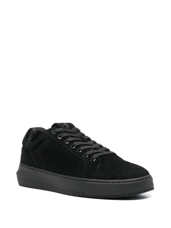 Calvin Klein Jeans スエード スニーカー | ブラック | FARFETCH JP