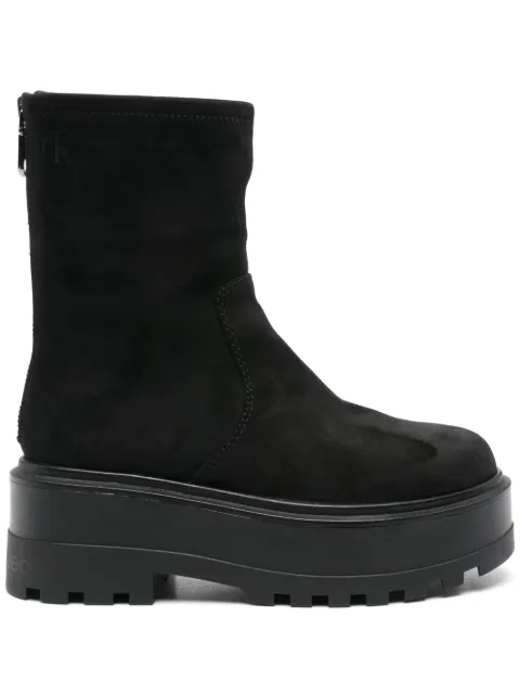 Calvin Klein Jeans botas de gamuza con tacón de 60mm