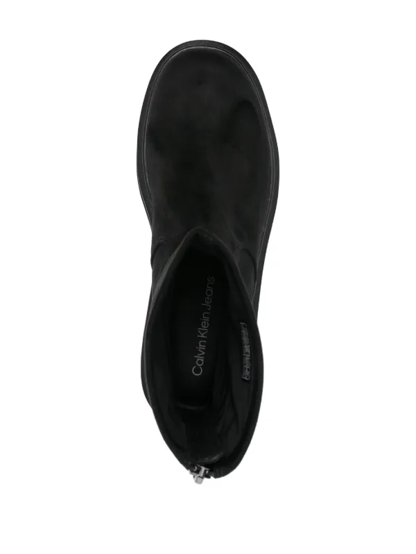 Calvin Klein Jeans 60mm faux-suede Boots Black FARFETCH IN