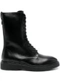 Calvin Klein leather boots - Black