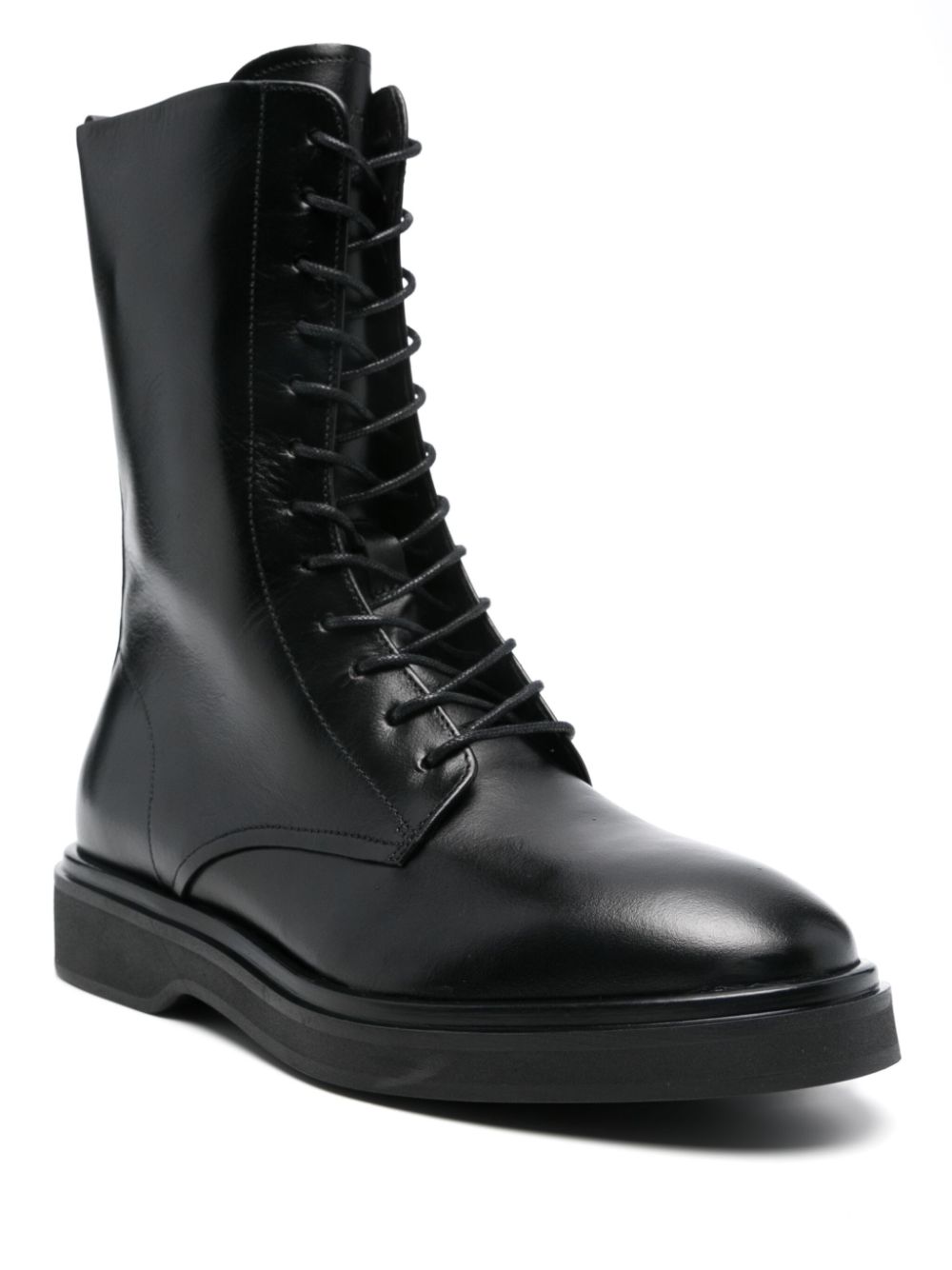 Calvin Klein leather boots - Zwart