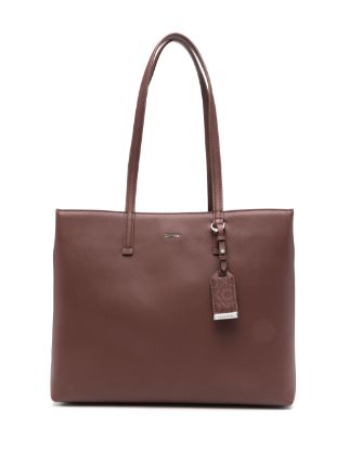 Calvin klein brown tote fashion