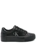 Calvin Klein Jeans leather sneakers - Black