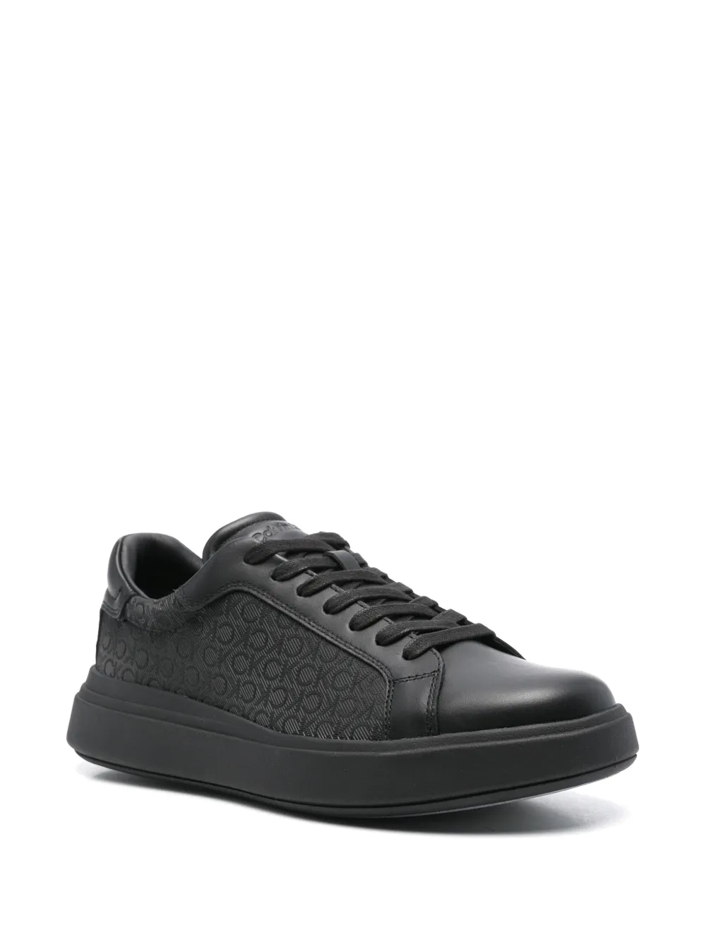 Calvin Klein Sneakers met logoprint - Zwart