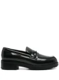 Calvin Klein patent-finish loafers - Black